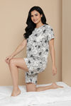 Zivame Knit Cotton Short Set - Whisper White — thumbnail 5